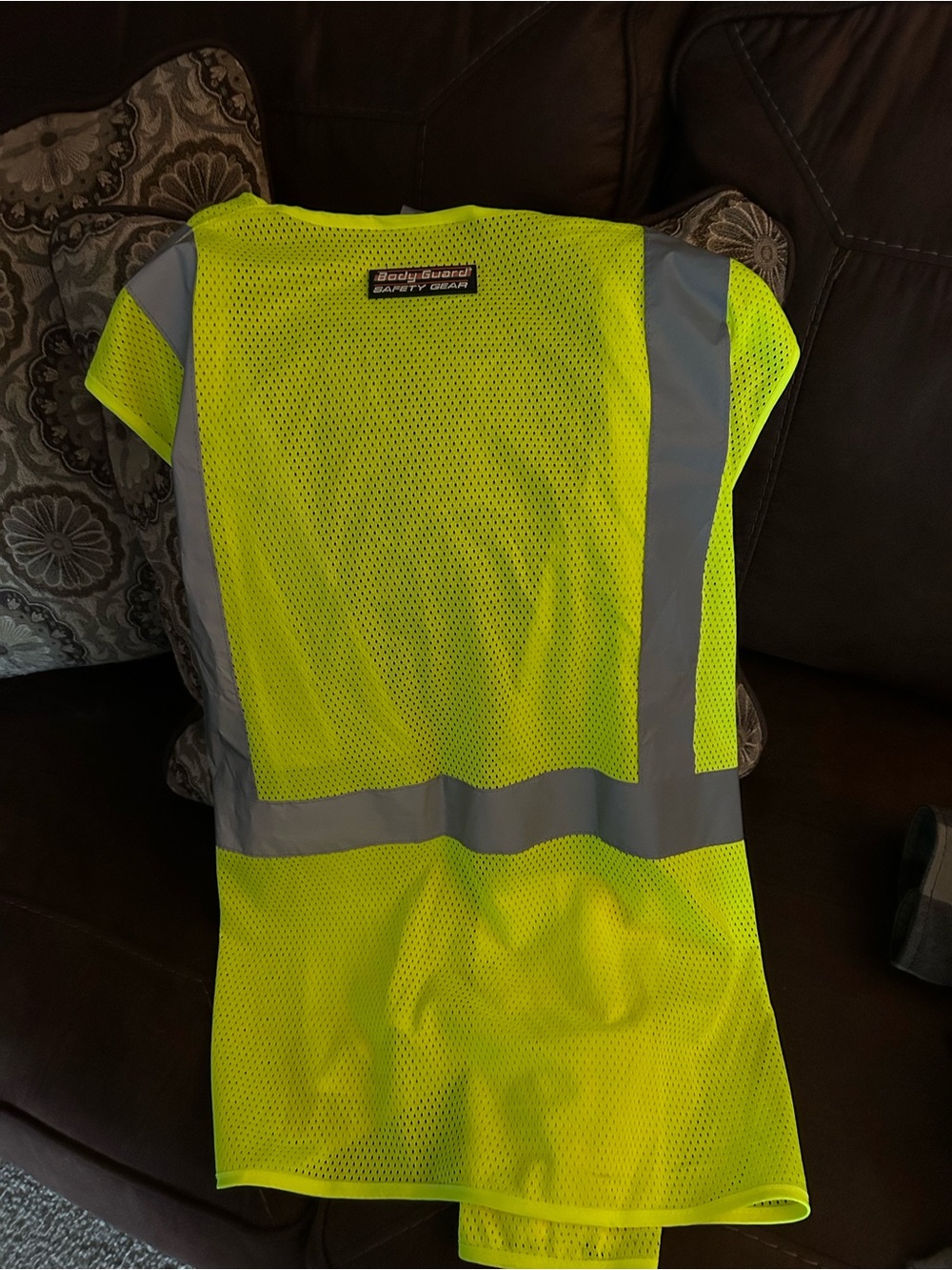 Men’s High-Visibility Yellow Safety Vest